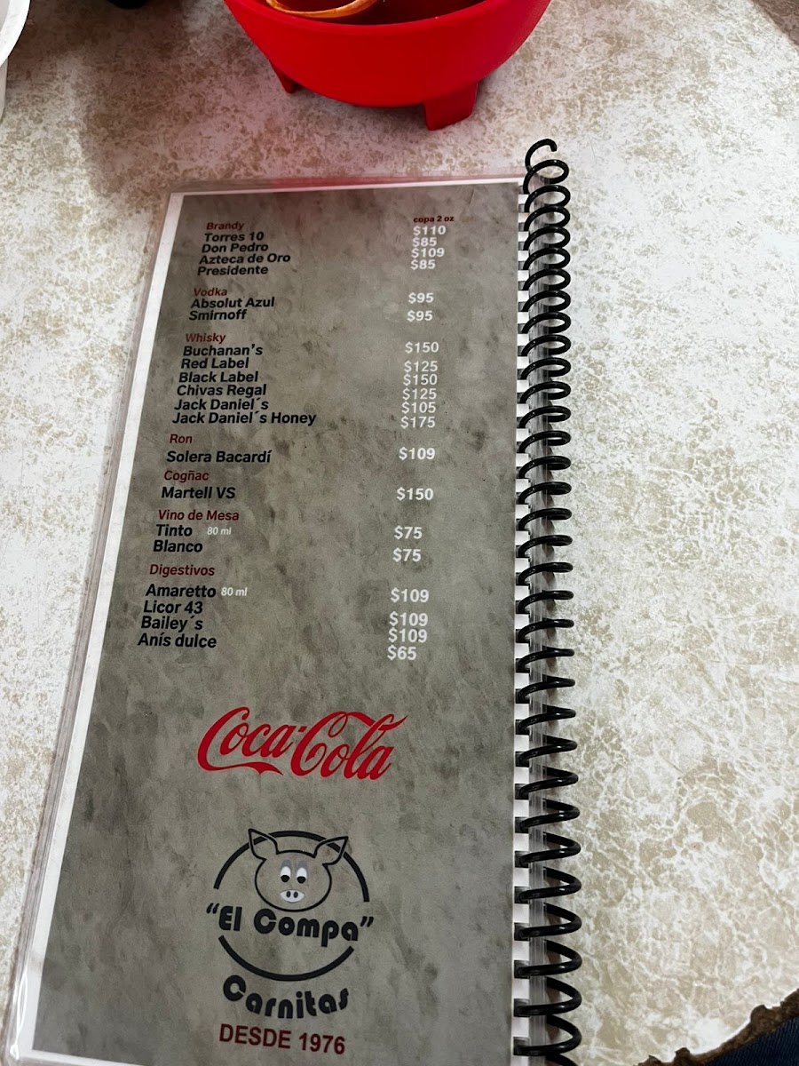 El compa Menu - Image 2