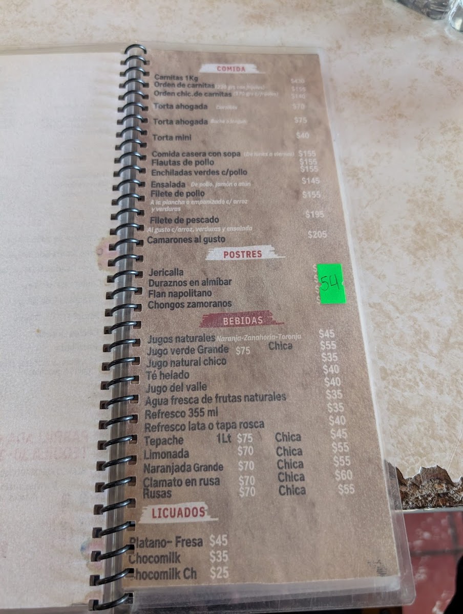 El compa Menu - Image 3