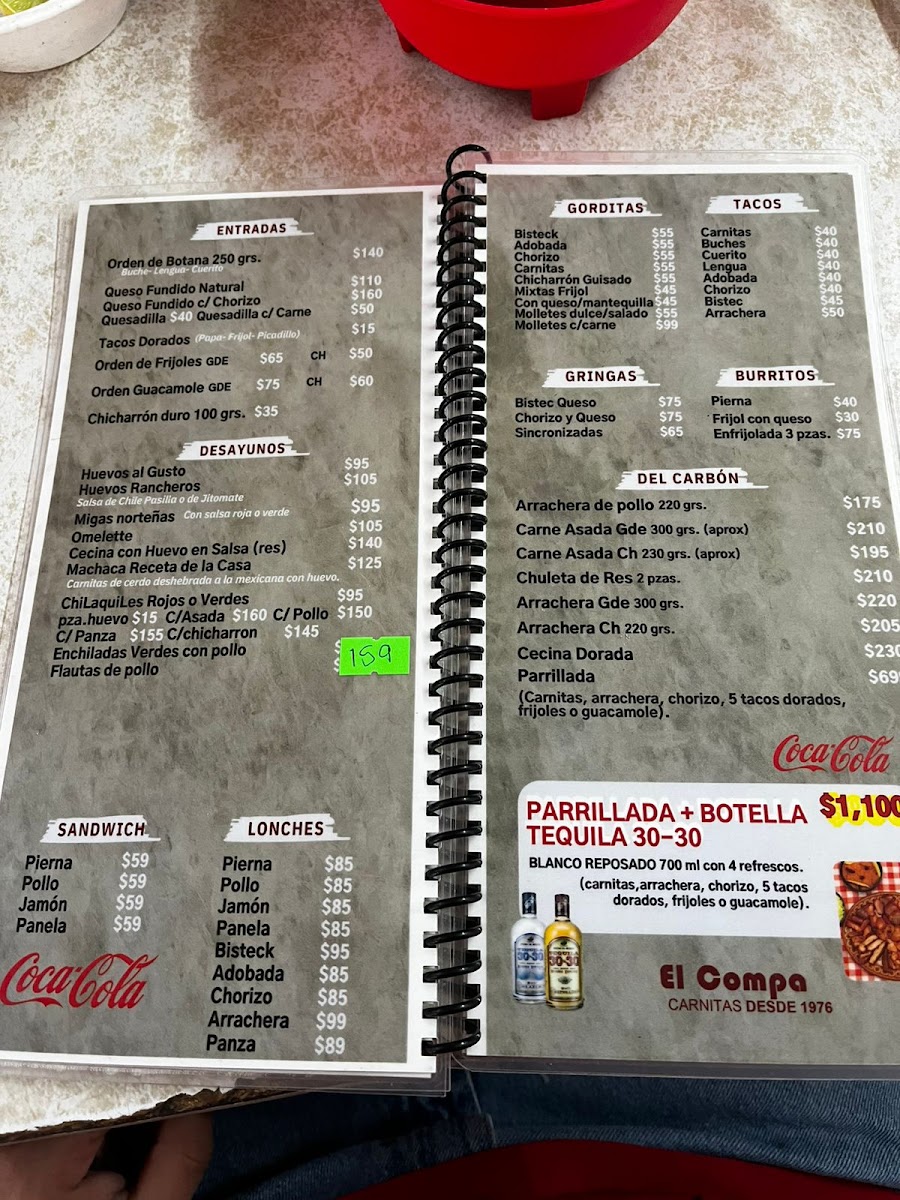 El compa Menu - Image 4