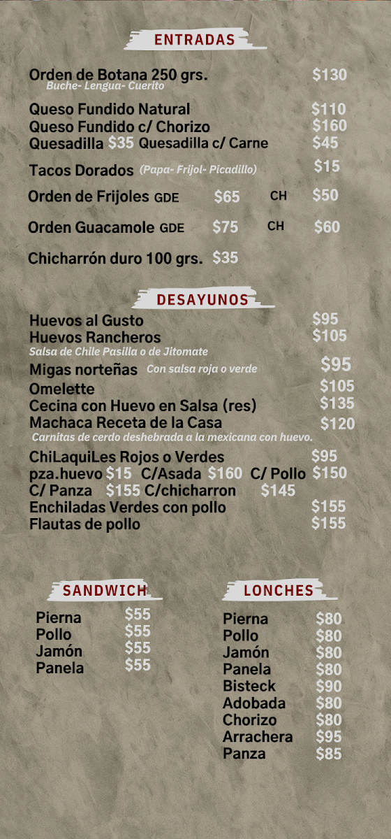 El compa Menu - Image 5